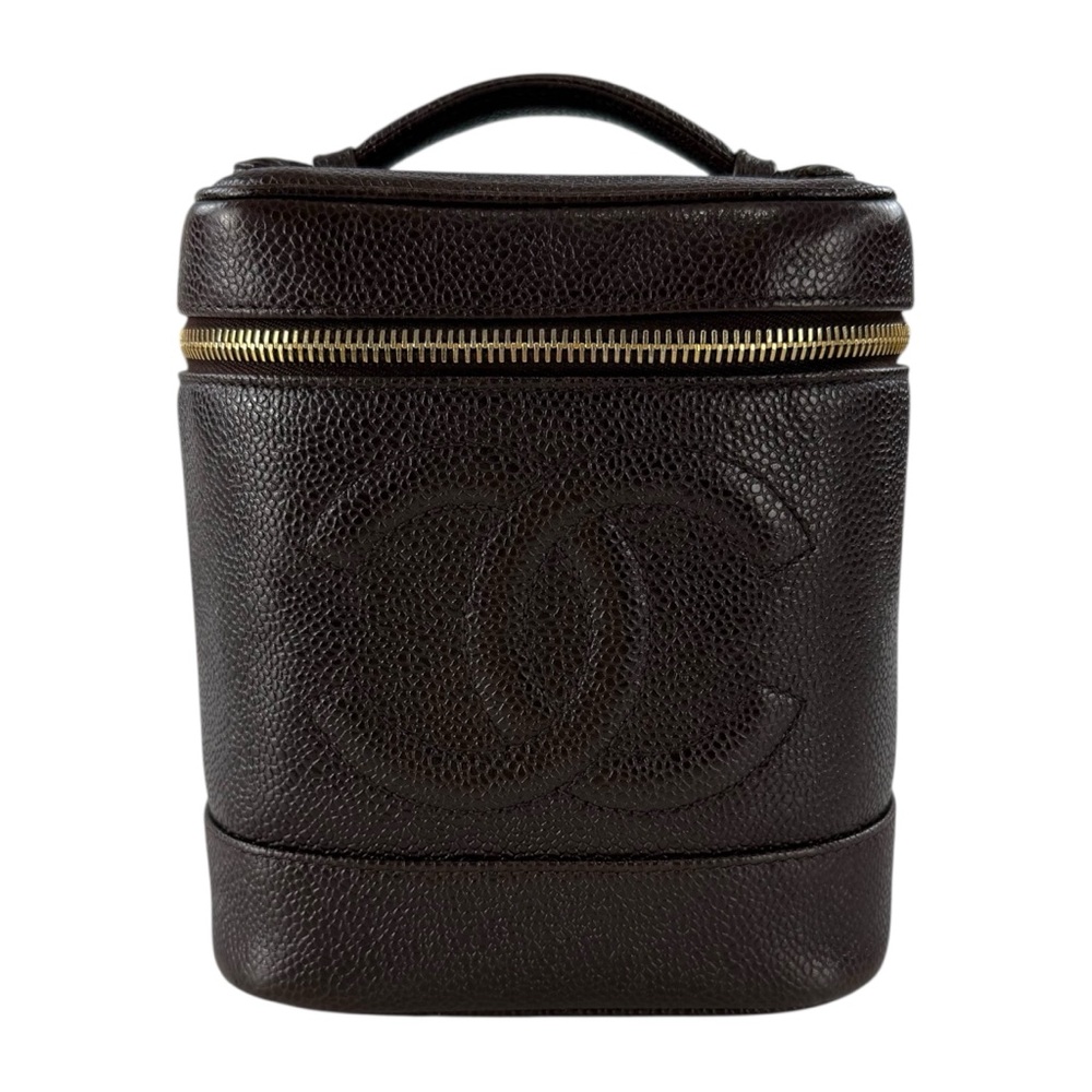 Chanel CC Caviar Vanity Case Bag